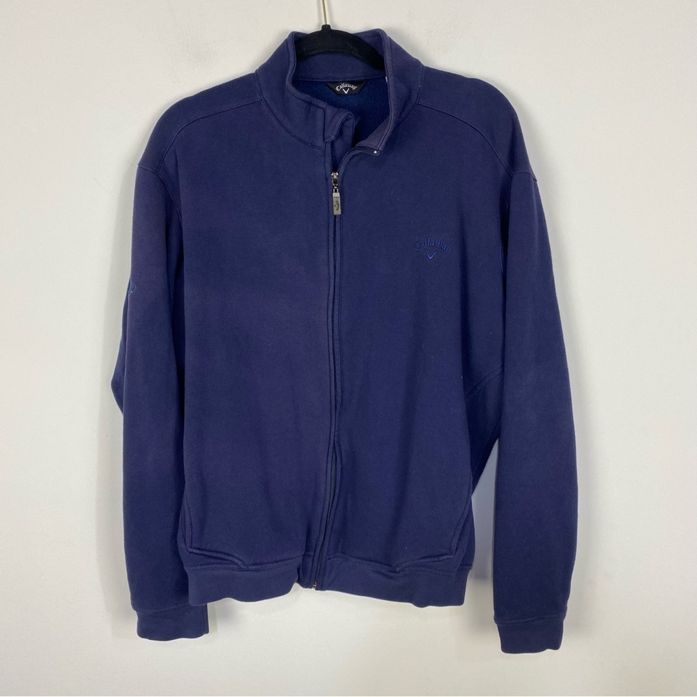 Callaway navy blue full zip up golf jacket